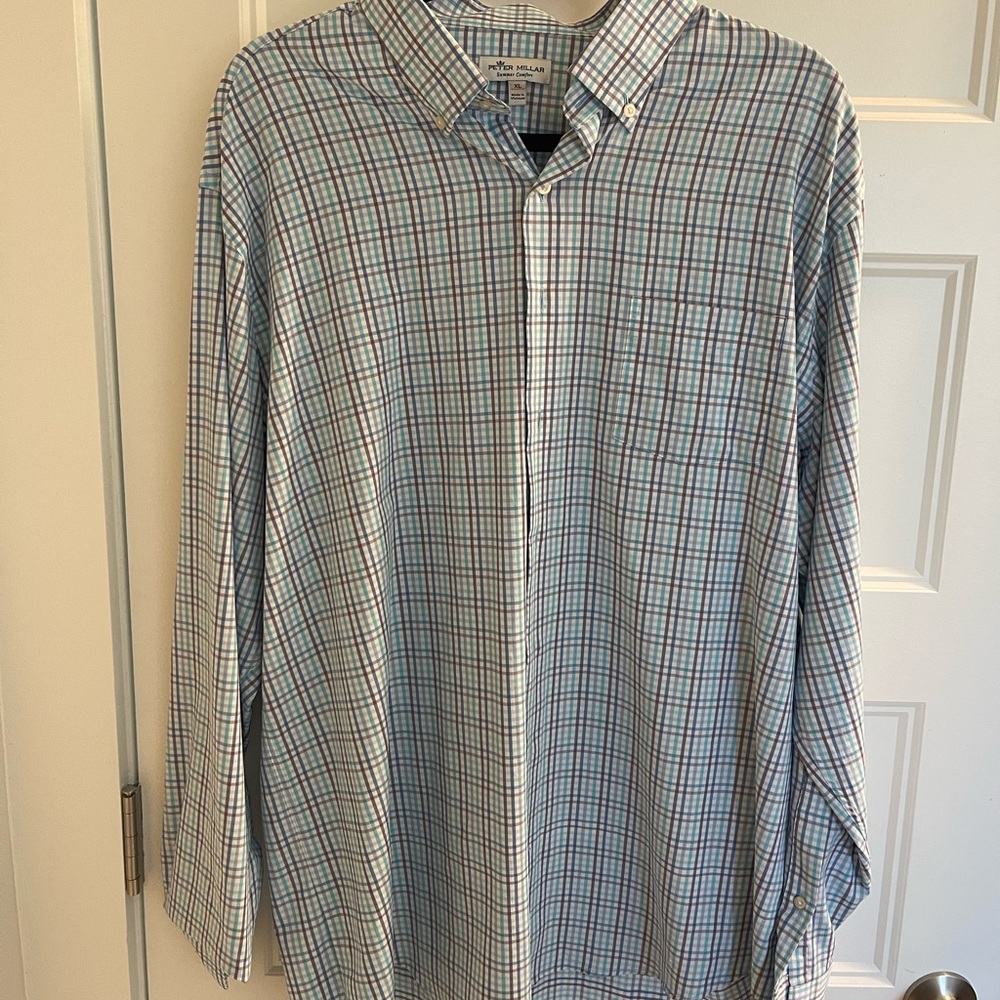 Peter Millar Summer Comfort button up in XL